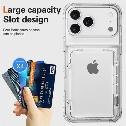 iPhone 17 Pro Max Case Clear Card