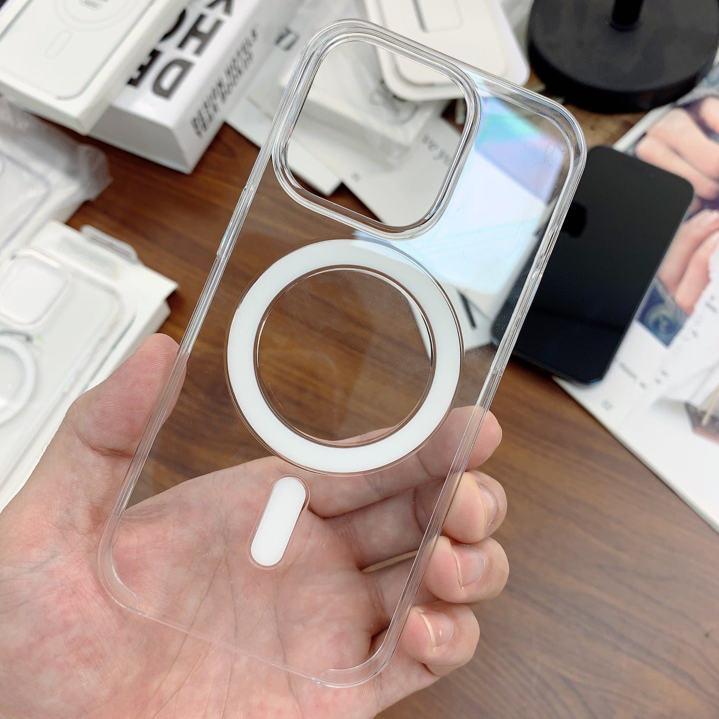 iPhone 15 Pro MAX Case Magsafe Clear