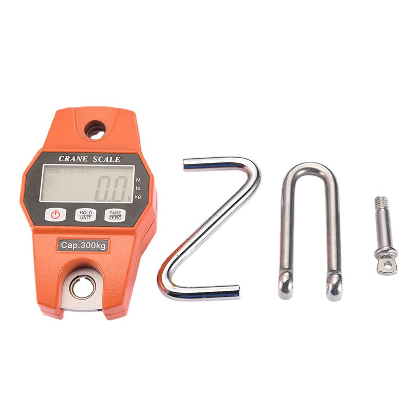Portable Crane Scale 300kg LCD Digital Electronic Hook Hanging Scale