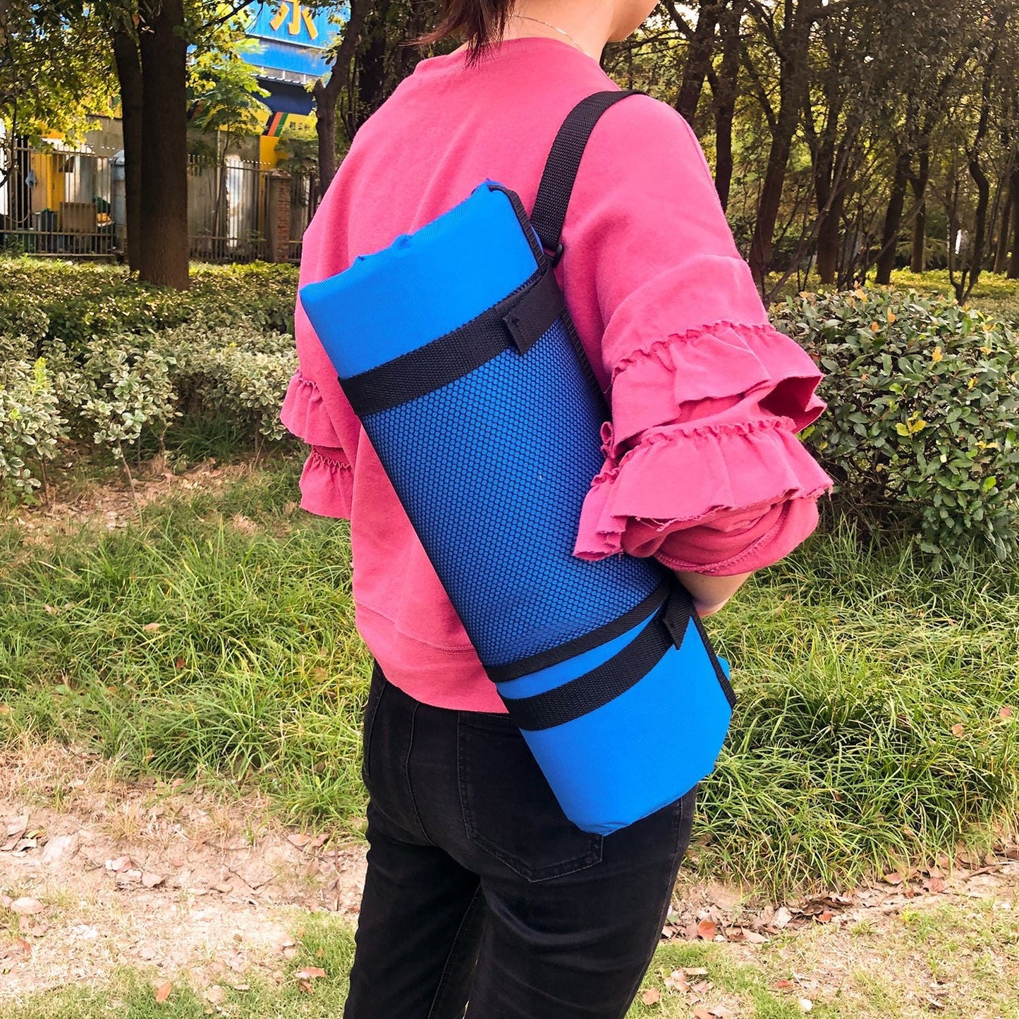 Folding Camping Chair Blue