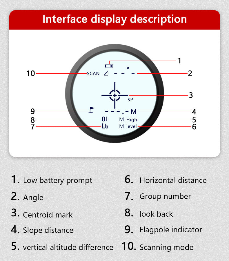 1000M Range Finder - salelink.co.nz