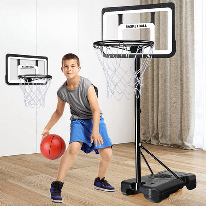 Portable Height Adjustable Basketball Stand Kit 250cm