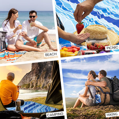 Waterproof Sandproof Beach Blanket 210x200cm