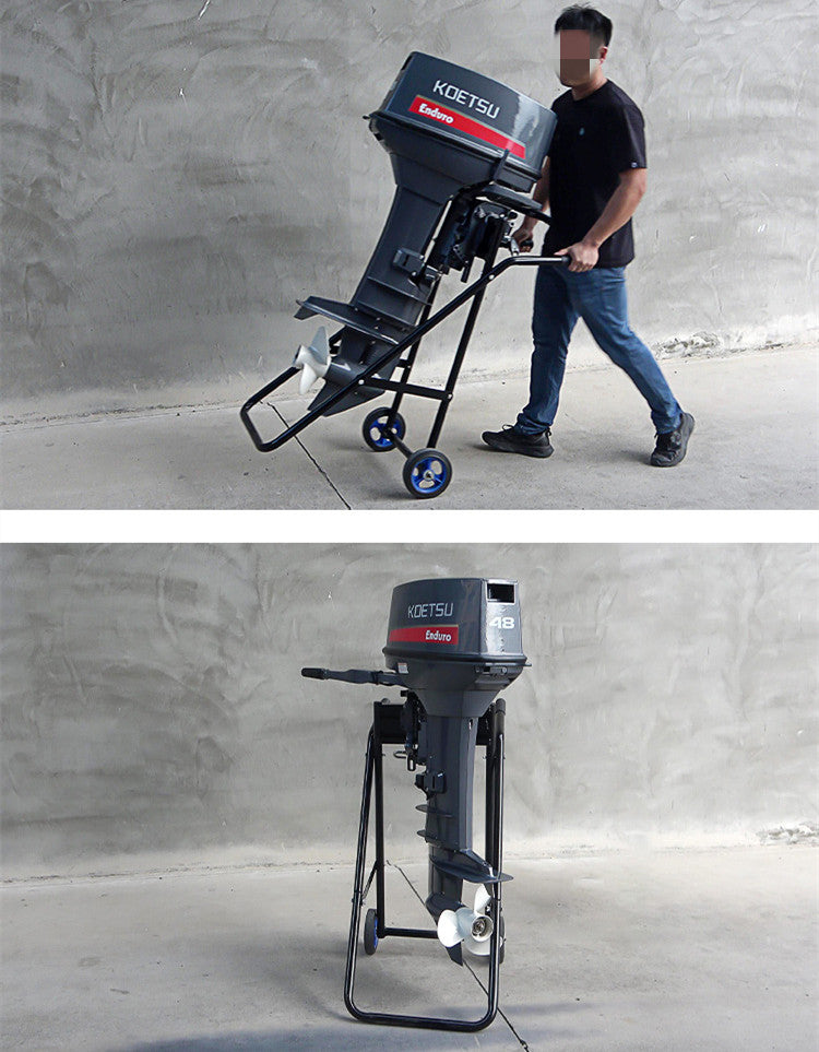 Outboard Motor Trolley Stand Transport Suits Up To 60Hp Engine Carrier Stand