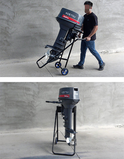 Outboard Motor Trolley Stand Transport Suits Up To 60Hp Engine Carrier Stand