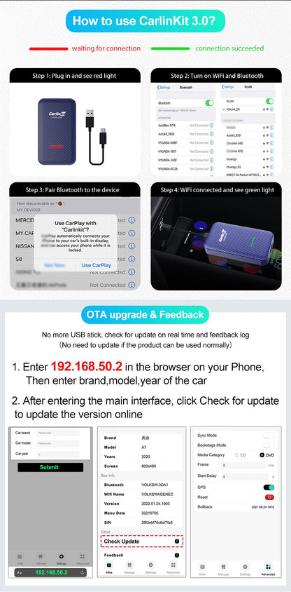 Carlinkit 4.0 CarPlay Box Android
