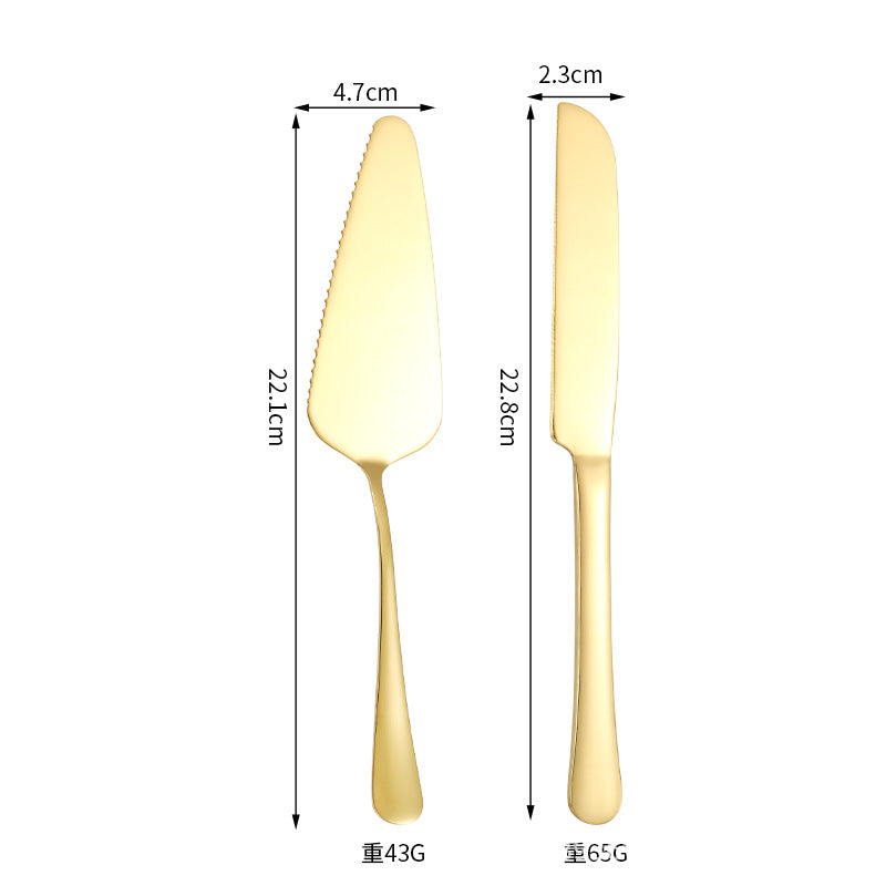 Stainless Steel Cake Server & Dessert Knife – Elegant Baking & Serving Tool