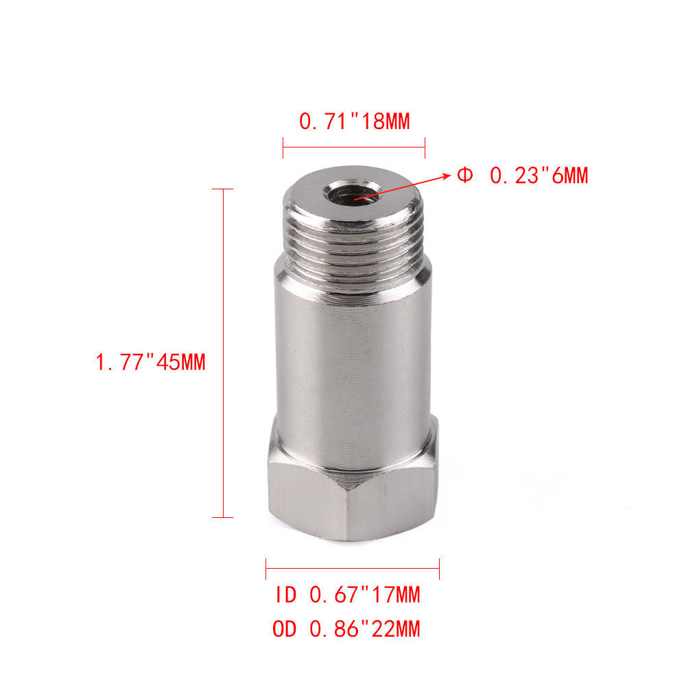 45mm o2 Oxygen Sensor Extension Extender Adapter Spacer m18x1.5 Cel Fix Bung - salelink.co.nz