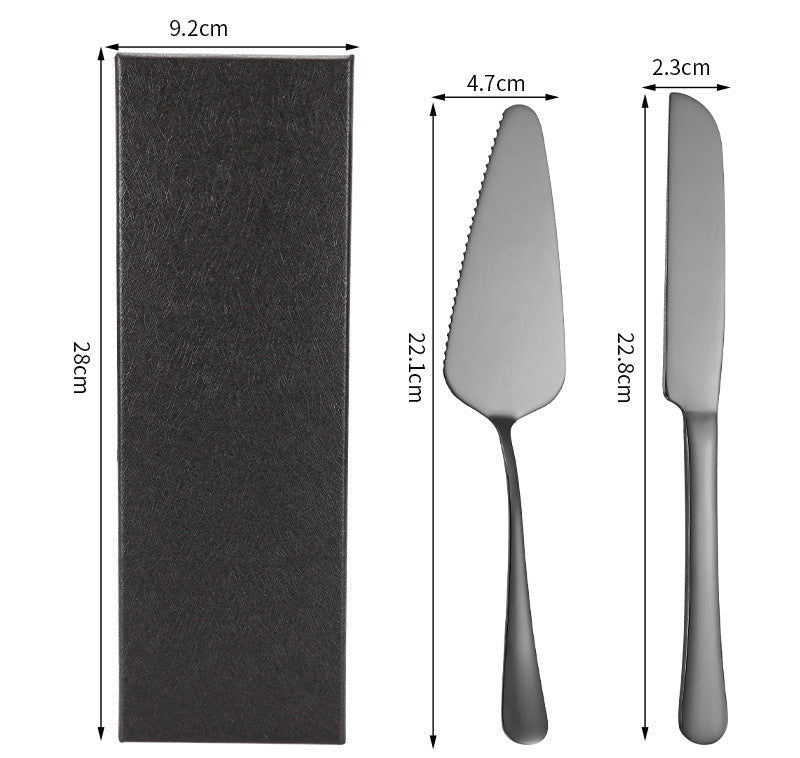 Stainless Steel Cake Server & Dessert Knife – Elegant Baking & Serving Tool