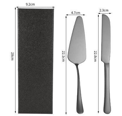 Stainless Steel Cake Server & Dessert Knife – Elegant Baking & Serving Tool