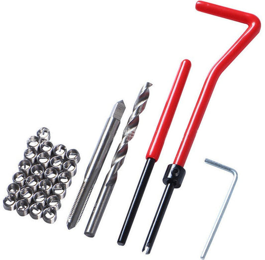 30PCS M5 Helicoil Type Insert Thread Repair Tool Kit