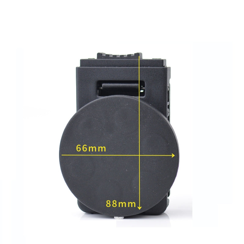 Heavy Duty Screwdriver Round Belt Clip Screw Nail Drill Bit Magnetic Tool Holder