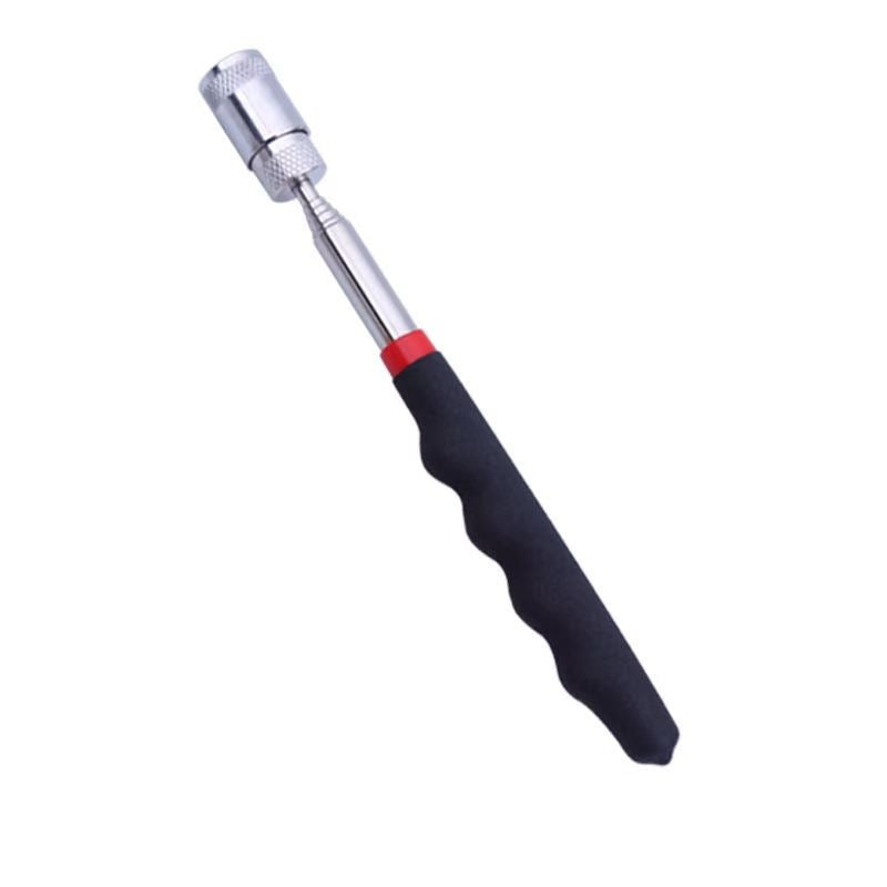 Portable Telescopic Magnetic Pick Up Tool With LED Light Clip Picker Rod Stick