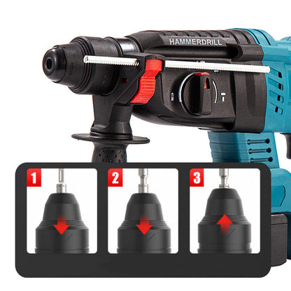 Cordless Brushless SDS Rotary Hammer Drill Body Impact Drill Tool For Makita 18V