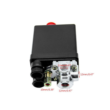 Air Compressor Switch 90PSI-120PSI Control Valve Heavy Duty Pressure