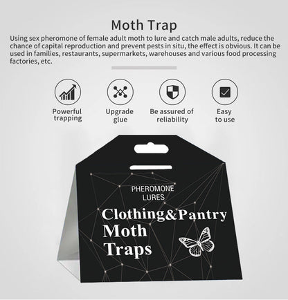 5PCS Clothing Pantry Moth Traps