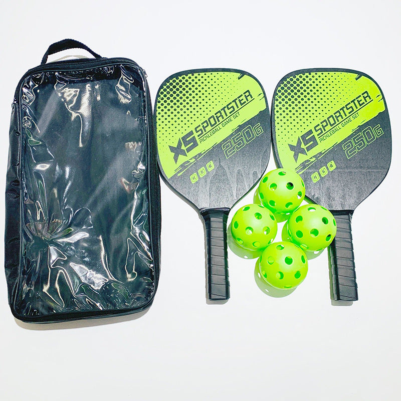 Pickleball Paddle with Portable Bag, 4 balls
