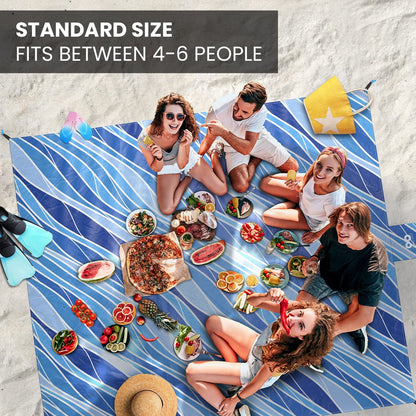 Waterproof Sandproof Beach Blanket 210x200cm