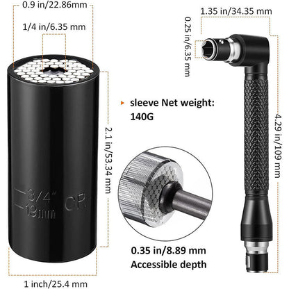 31PCS Right Angle Drill Adapter Set