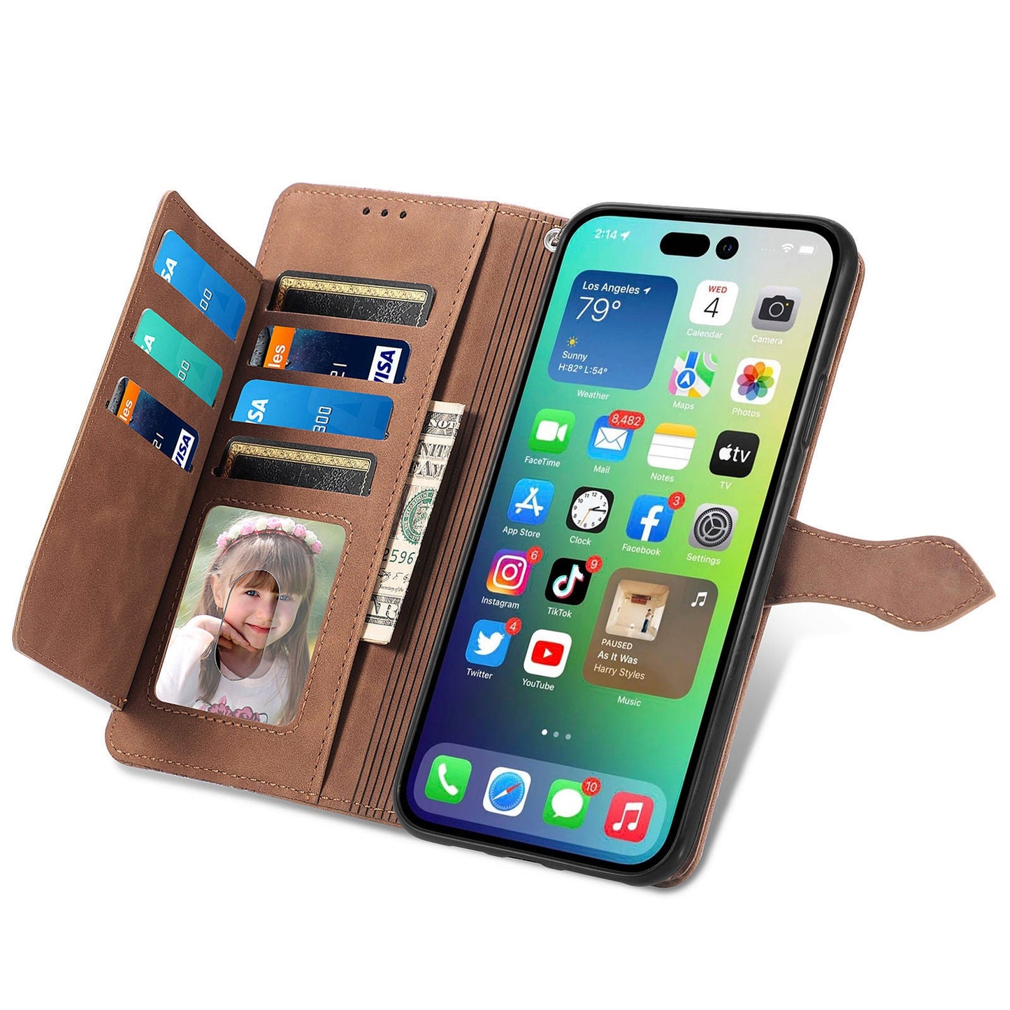 iPhone 15 Pro Wallet Case - salelink.co.nz