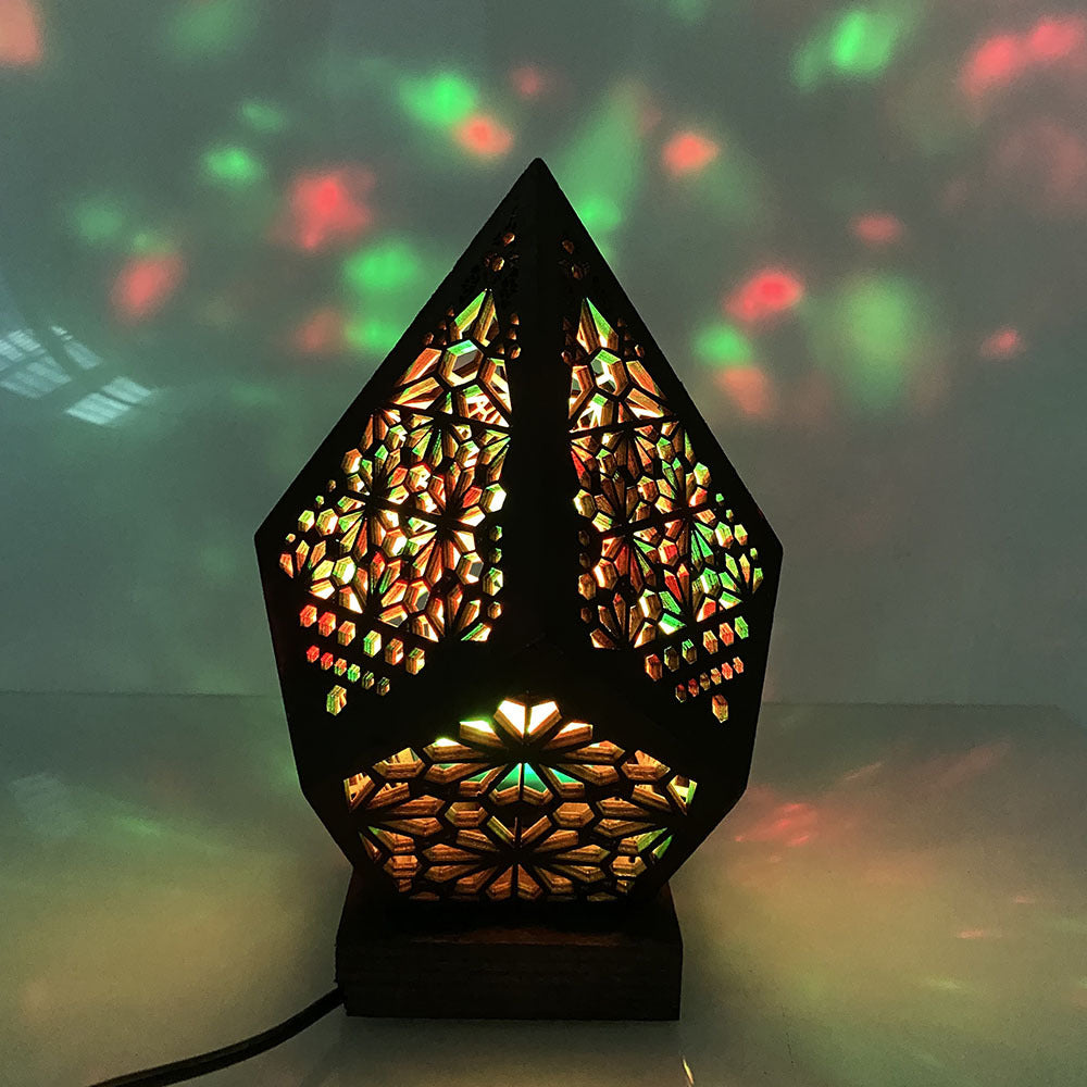Hollow Desk Table Lamp Night Light - salelink.co.nz