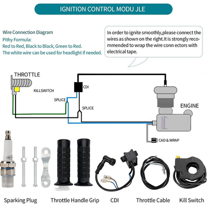 80cc Motorised Motorized Bicycle Motor Engine Kit