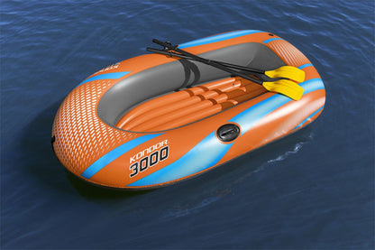 2.12x1.22m Three Persons Inflatable Kayak with Oars, Pump, Repair Patch