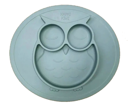 Kapai Kiwi Silicone Owl Plate - Babyonline