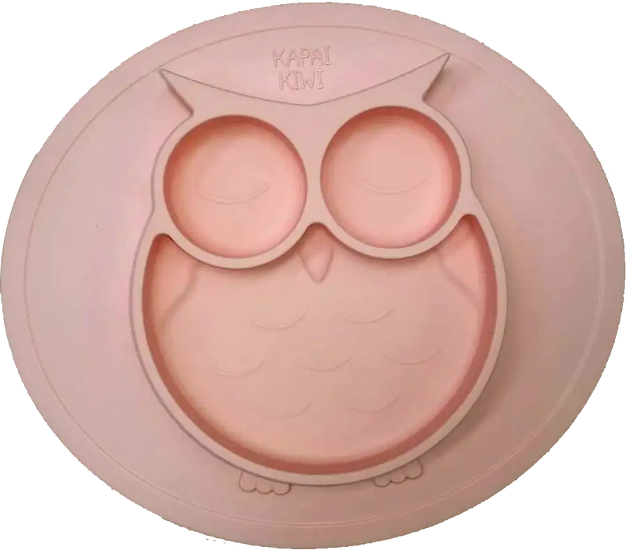 Kapai Kiwi Silicone Owl Plate - Babyonline