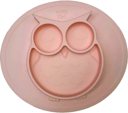 Kapai Kiwi Silicone Owl Plate - Babyonline