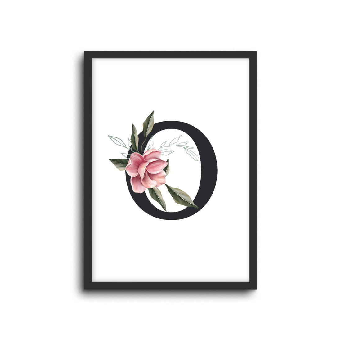 Wall Print |  Magnolia Initials