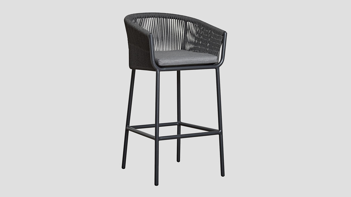 OMAHA ROPE BAR STOOL