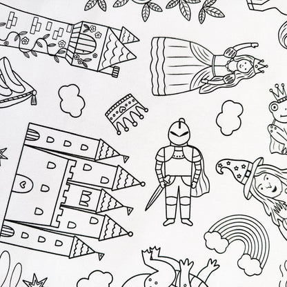 Colour Me Kids - Washable Colouring In Tablecloth Set