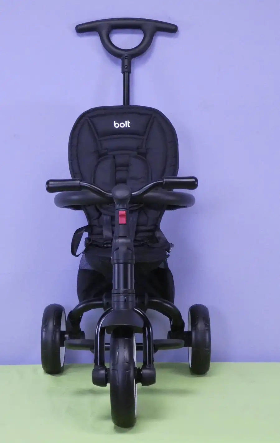 BOLT Foldable Push Tricycle - Black