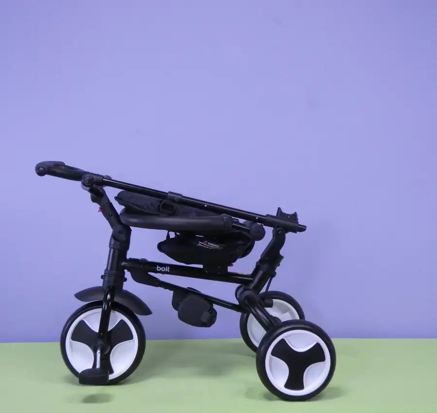 BOLT Foldable Push Tricycle - Black