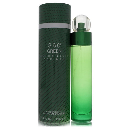 Perry Ellis 360 Green Eau De Toilette Spray by Perry Ellis 100 ml