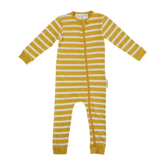 Woolbabe Merino/Organic Cotton PJ Suit - KOWHAI - Babyonline