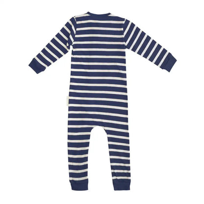 Woolbabe Merino/Organic Cotton PJ Suit - MIDNIGHT - Babyonline