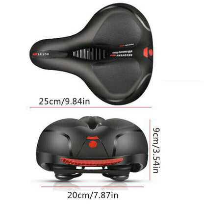 Big Wide Bum Bike Seat Bicycle Saddle Sporty Gel Cruiser Extra Comfort Soft Pad