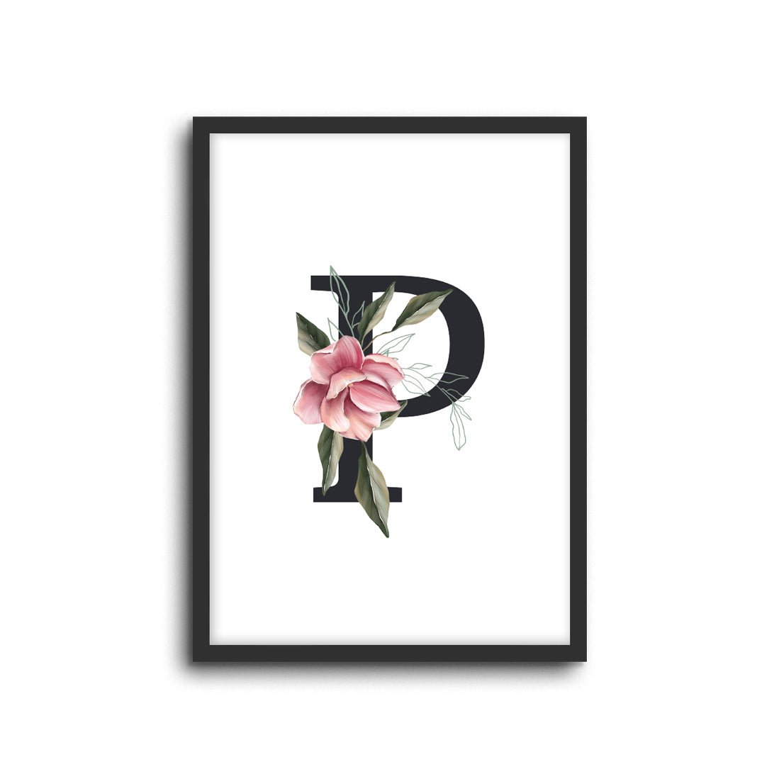 Wall Print |  Magnolia Initials