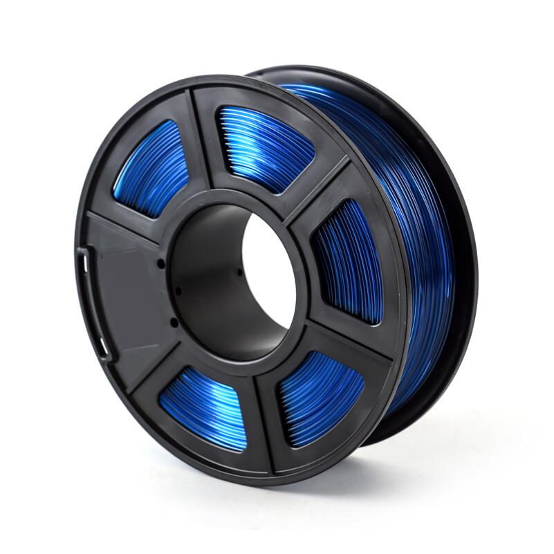 1KG PETG 1.75mm 3D Printer Printing Filament - Transparent Blue