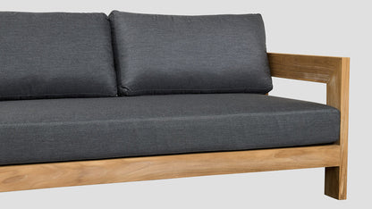 PAUANUI TEAK DOUBLE LEFT ARM SECTION