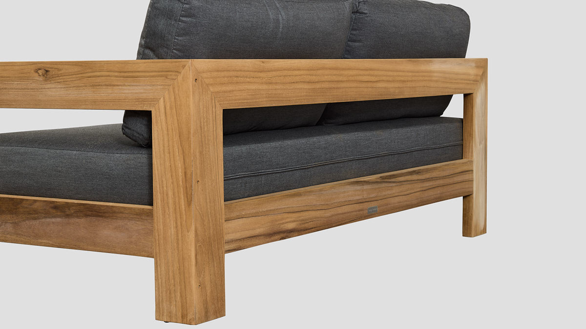 PAUANUI TEAK DOUBLE LEFT ARM SECTION