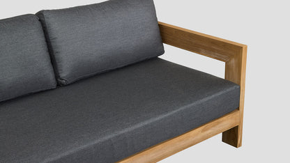 PAUANUI TEAK DOUBLE LEFT ARM SECTION