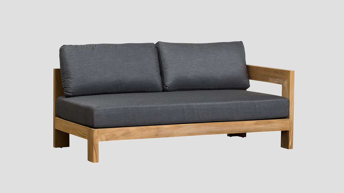 PAUANUI TEAK DOUBLE LEFT ARM SECTION