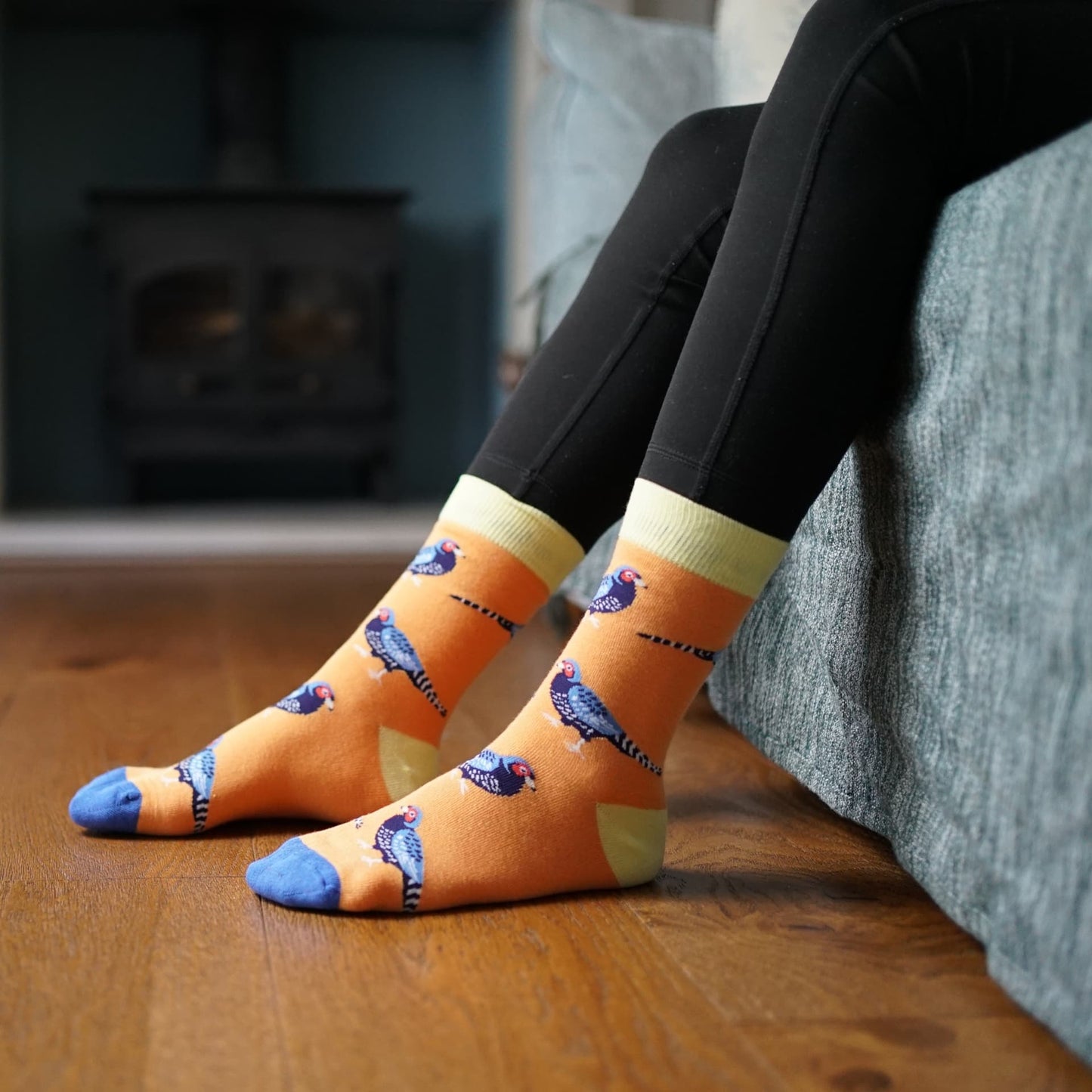 Save the Pheasant Bamboo Socks