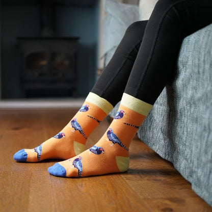 Save the Pheasant Bamboo Socks