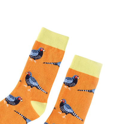 Save the Pheasant Bamboo Socks