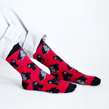 Save the Gorillas Bamboo Socks
