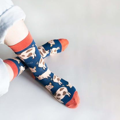 Save the Pigs Bamboo Socks